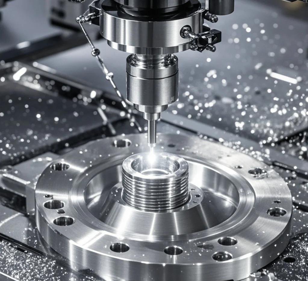 CNC machining quote inspection with digital caliper