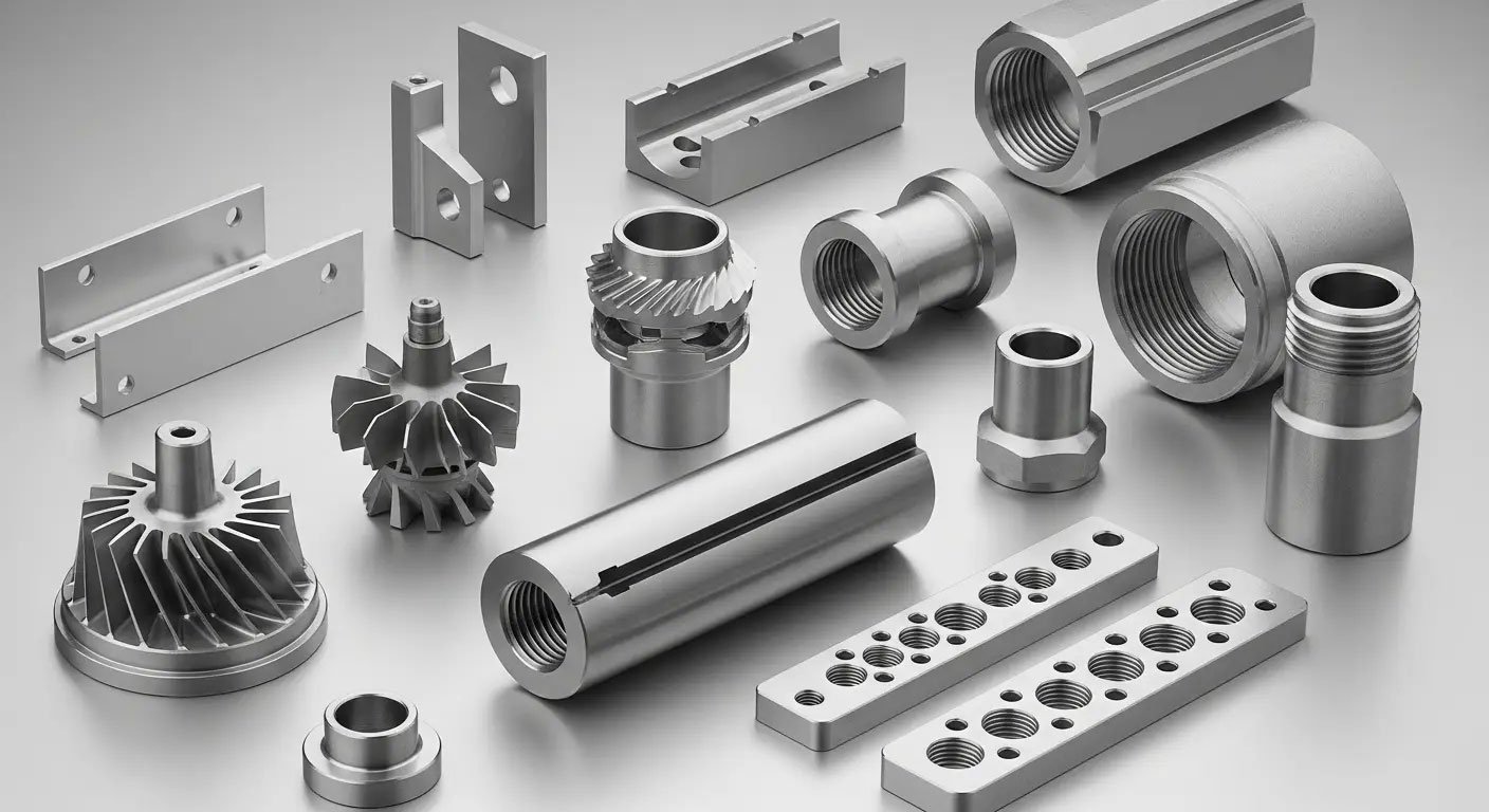 milled aluminum housing or bracket